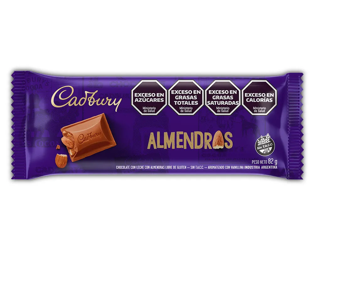 CADBURY 82G ALMENDRAS